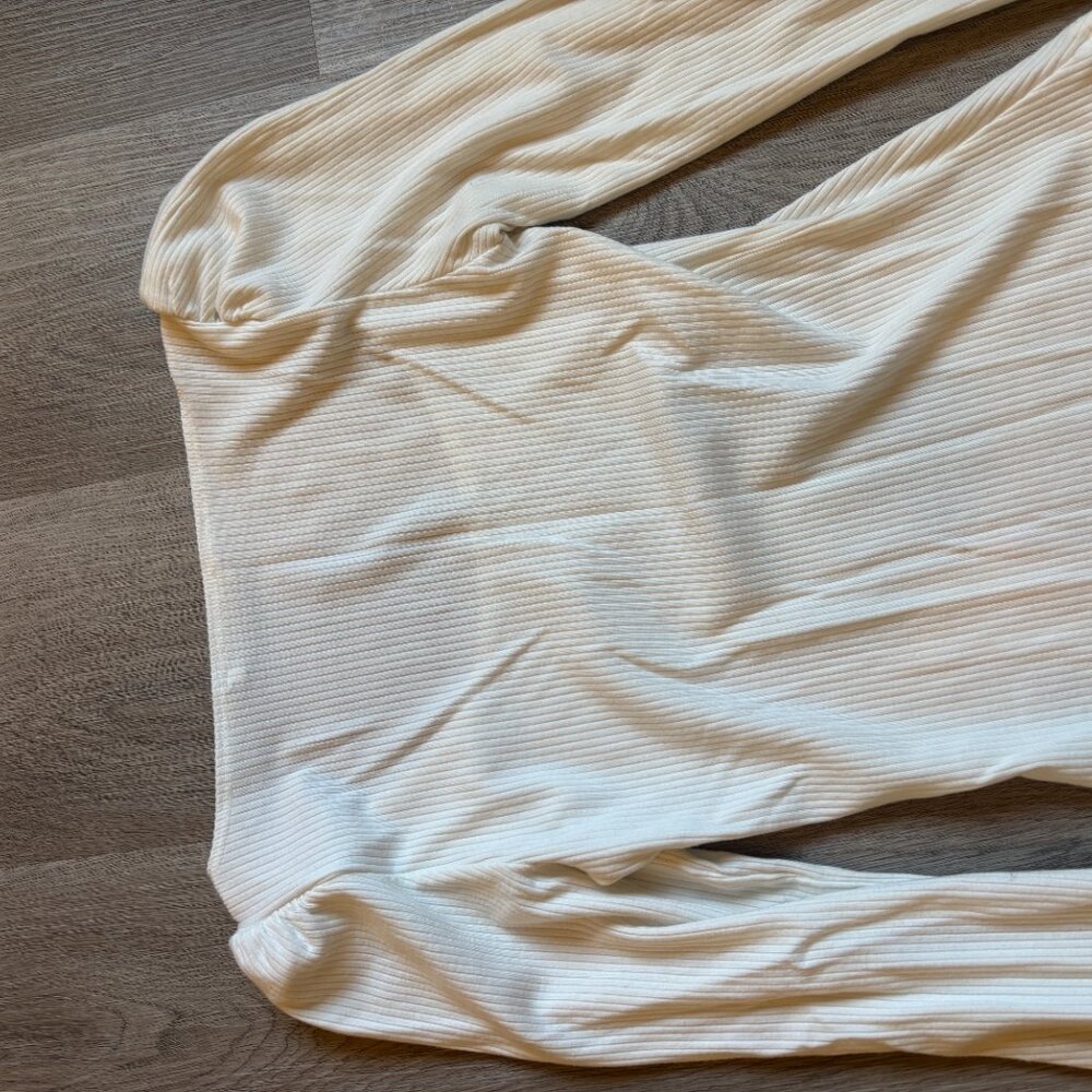NWOT Reformation Jeans Ribbed Vita Top in White XS - Picture 4 of 9